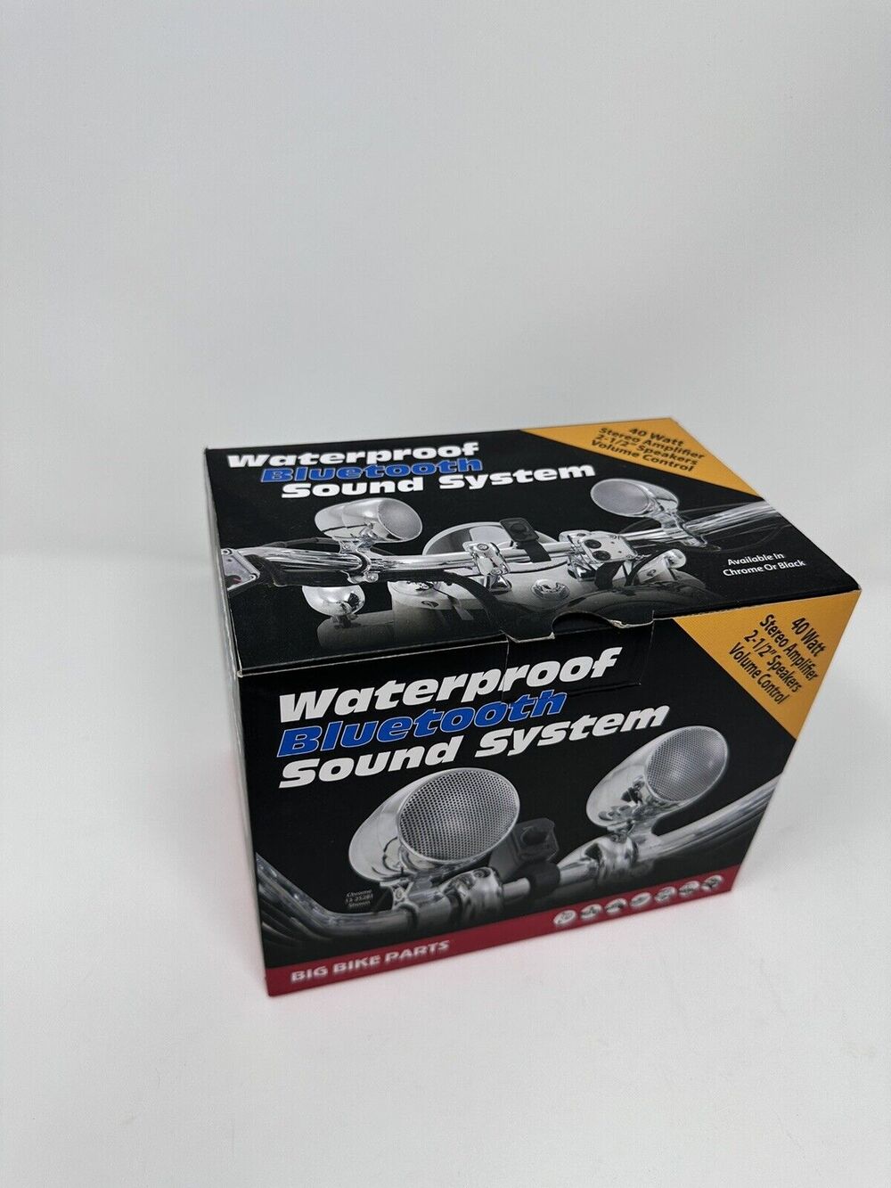 Waterproof Bluetooth Sound System Complete with Speakers bicycle, ATV, JetSki